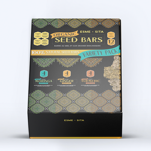 Variety Box of Organic Seed Bars (Box of 12 - $3.99 per bar)