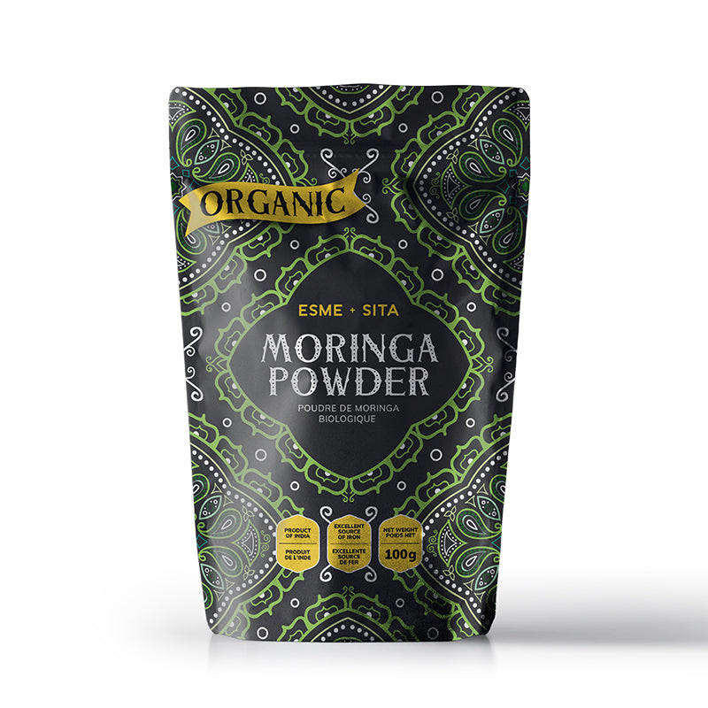 Organic Moringa Powder (Package of 2 powders - $9.99 per pouch)